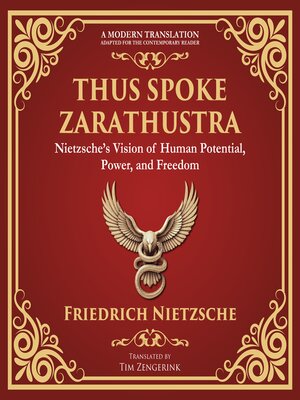 cover image of Thus Spoke Zarathustra
